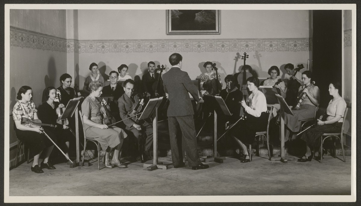 Rehearsals for the Chamber Orchestra 1939